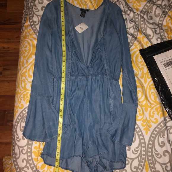 rue21 Denim Colored Romper - Picture 4 of 9